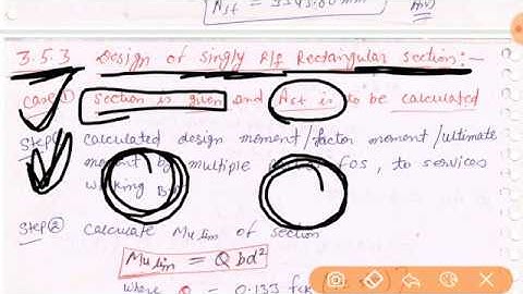 RCC~Lec 14~U3~Singly r/f Rectangular Section(Design of Questions) by Bharat Kumar Mahawar