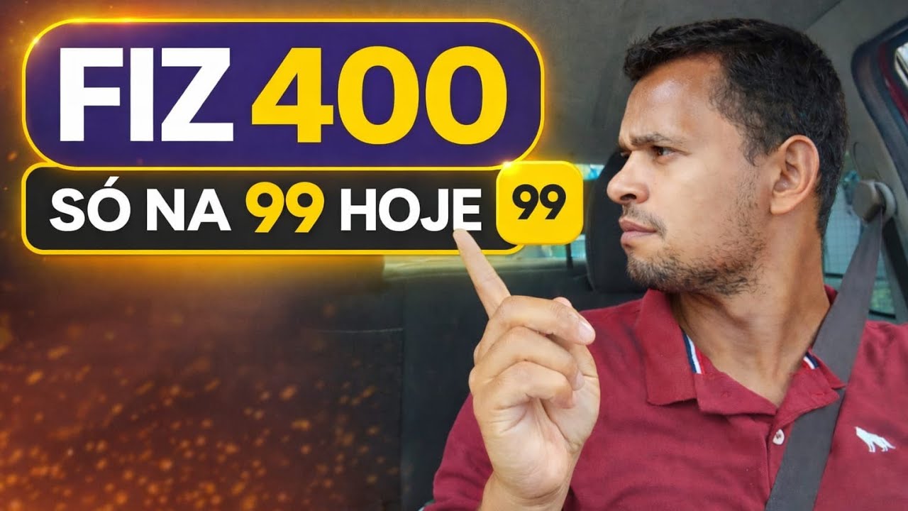 Veja como fiz R$400 só na 99 Hoje!