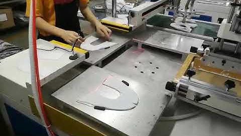 Automatic insole printing or heat transfer silk screen machine