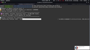 Quantum Tunneling Penny Lane 12 M Frames P=1.0 Noise and Barrier 90 dregees Analog