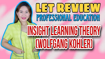INSIGHT LEARNING THOERY | WOLFGANG KOHLER | CRUZITTA | VE NEIL VLOGS
