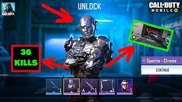 New Spectre - Chrome With 36 Kills and Nuke | Call Of Duty Mobile