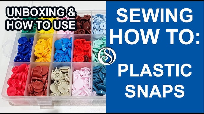 How to Install a Plastic Snap, Step By Step, Easy to Follow