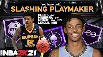 NBA 2K21 SLASHING PLAYMAKER BUILD VIDEO!