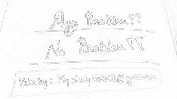 Solving age problems (step by step)