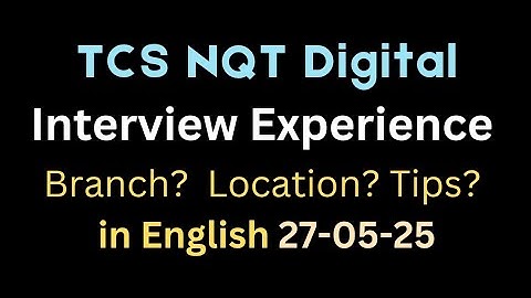 TCS Digital interview experience of CSE and ECE Candidates | Tcs interview experience #subscribers