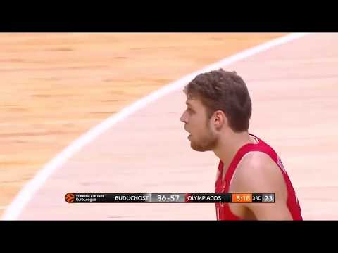 Sasha Vezenkov highlights (Buducnost VOLI Podgorica vs Olympiacos Piraeus: 76-89)