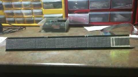 (3) 0832 SURE Electronics green LED displays interfaced to a Parallax SX48 micro-controller