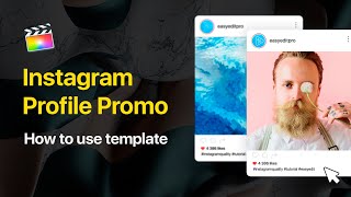 Details Instagram Profile Promo | How to Use Template for Final Cut Pro X Update