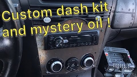 CHEAP THRILL RX8 GETS NEW RADIO CUSTOM DASH KIT AND MARVEL MYSTERY OIL !