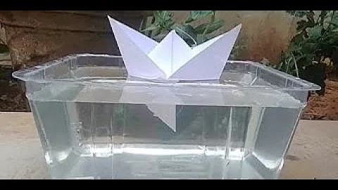 How to make Paper Knife Boat | Origami knife boat | Kathi kappal | How to make Origami Knife Boat