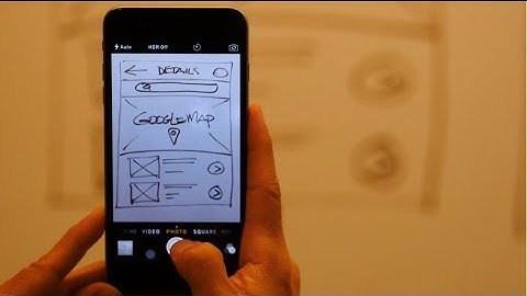 From Sketch to Prototype in Seconds - iRise Ultrafast Prototyping