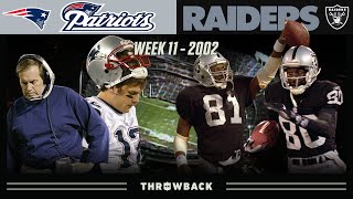 The Raiders' Revenge! (Patriots vs. Raiders 2002, Week 11)