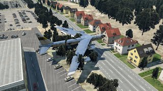 B-52 Bomber Lost Control And Land Into Residential Area