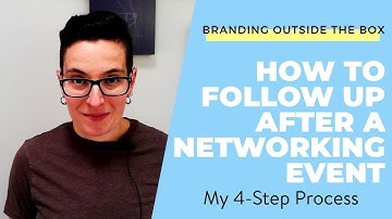 How to Follow Up After a Networking Event