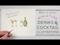 How To Paint Watercolour Drinks And Cocktails | Miniature Painting Masterclass