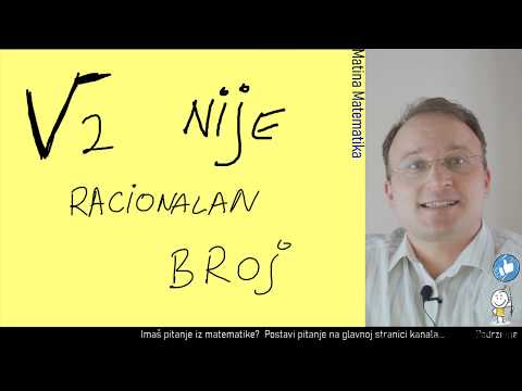 Video: Je li kvadratni korijen od 9 31 iracionalan broj?