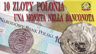 I 10 Zloty Della Polonia Una Banconota Che Nasconde Una Moneta.