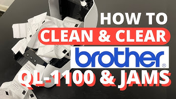 How to Clean Brother QL-1100 and Clear Jams in Brother QL1100 Thermal Printer
