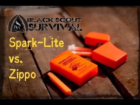 Zippo FAIL- Spark Lite vs. Zippo Emergency Fire Starter