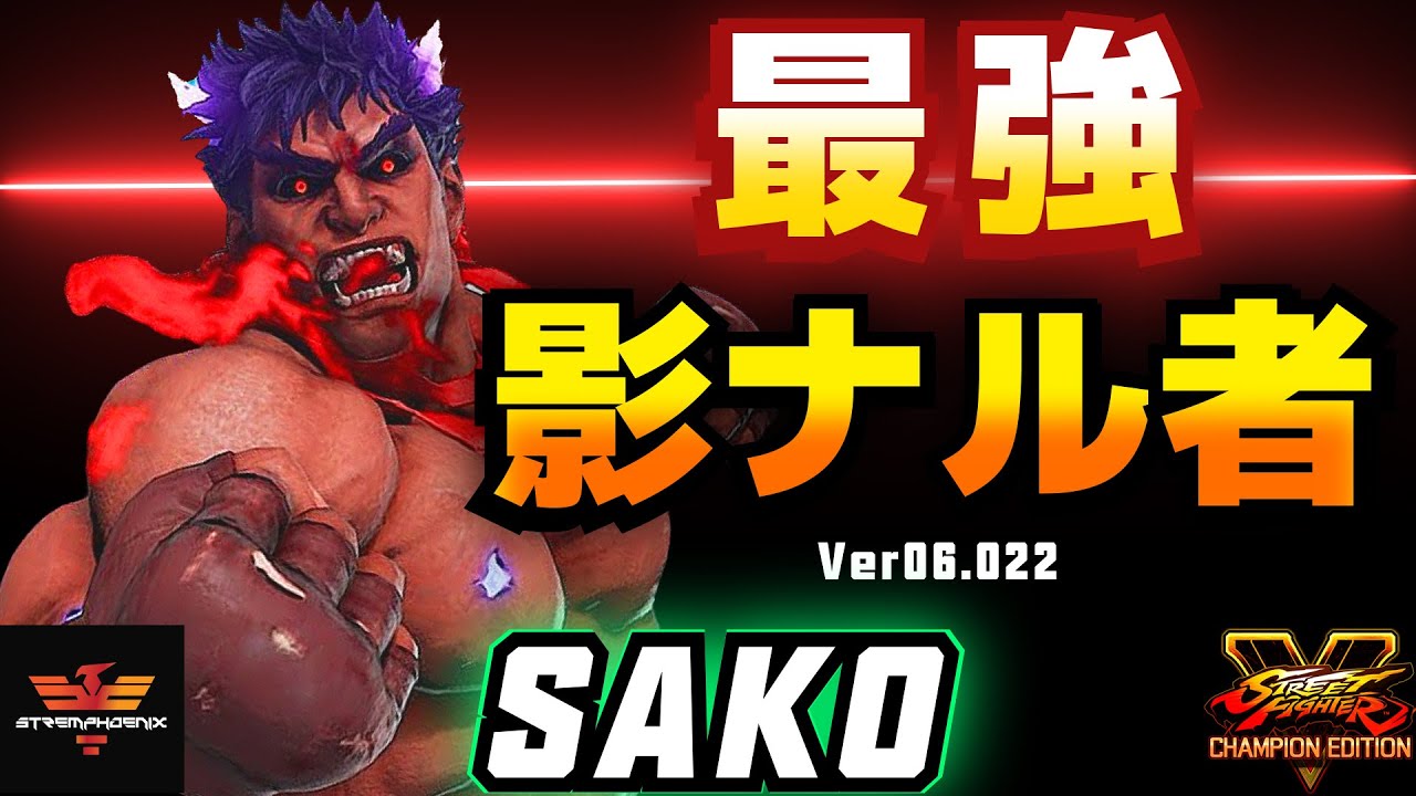 ストリートファイター５✨Sako [影ナル者] | SFV CE✨Sako [Kage]✨スト５