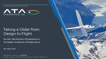 Taking A Glider from Design to Flight