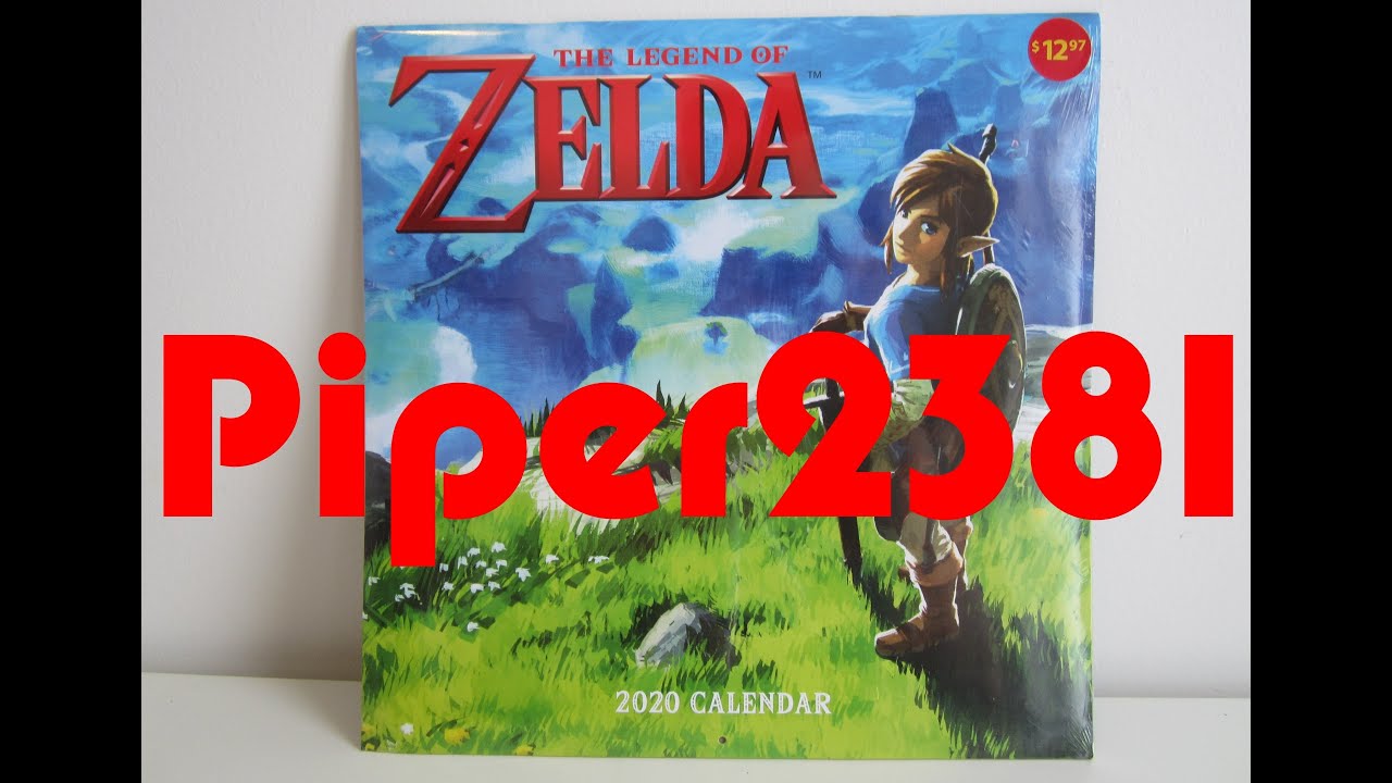 the-legend-of-zelda-2020-calendar-youtube