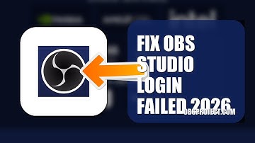 How To Fix OBS Studio Login Failed 2026