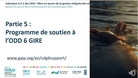 SDG 651 2023 Monitoring Overview (French) Part 5: Support Programme