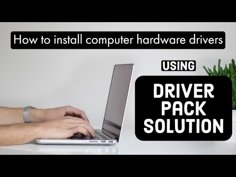 how to install computer hardware drivers using DriverPack Solution ...