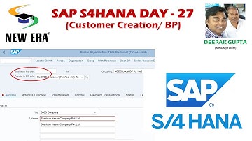 SAP S4HANA Day 27 By Deepak Gupta (Customer Creation with Invoice)