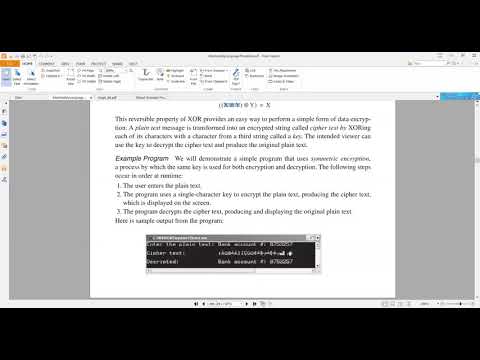Assembly Language | Encryption and Decryption Program - YouTube