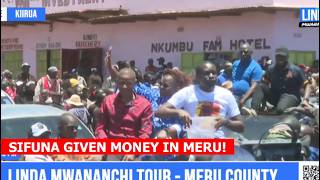 Fireworks As Meru Residents Gift Sifuna Money For Campaign During Linda Mwananchi Rally!🔥