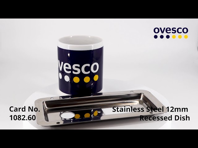 1082 60 Stainless Steel 12mm Recessed Dish