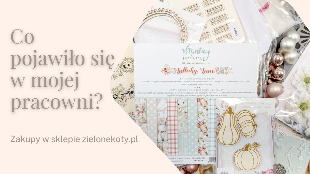 Zakupy w zielonekoty.pl. Czy warto kupić tła od Mintay Papers? Jakie produkty zawsze dokupuję?