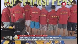 Polda Sumut Rilis 8 Tersangka Sindikat Judi Online Beromzet Ratusan Juta - BIP 01/03
