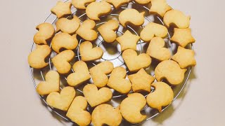 【簡単お菓子作り】バターも牛乳も卵もオーブンも使わないクッキーの作り方