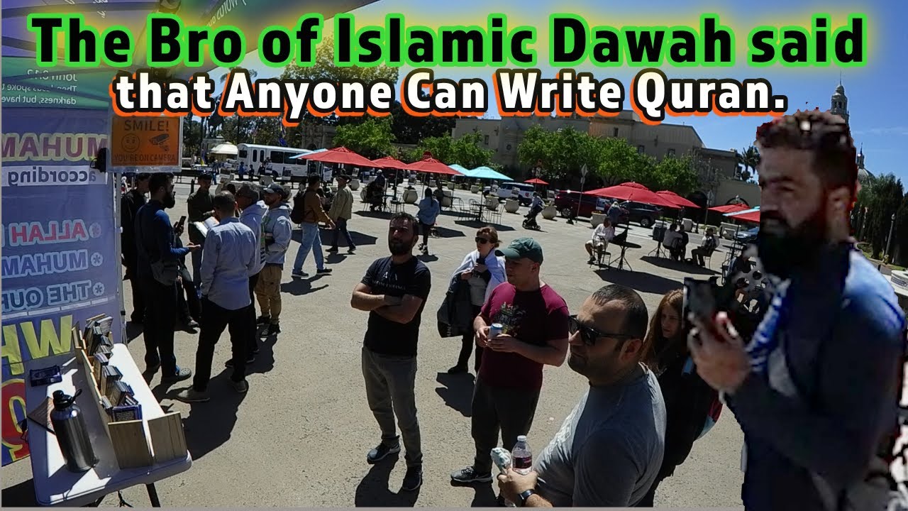 The Bro of Islamic Dawah said that Anyone Can Write Quran - YouTube