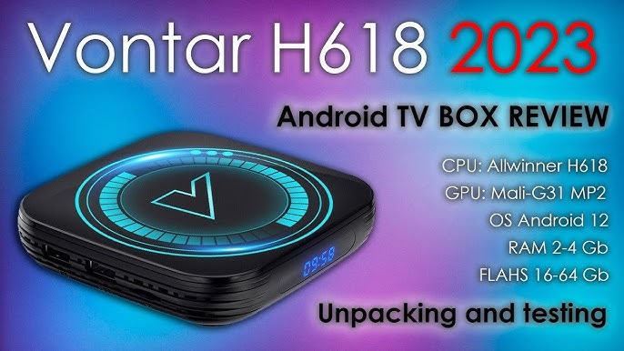 Boîtier TV Android X98H - Android 12 - Dual Wi-Fi - 4/32 Go