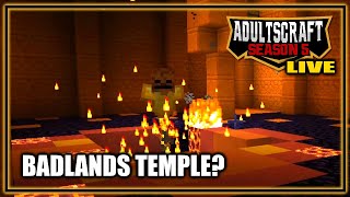 Starting the Traditional Japanese Base & an Adventure! | AdultsCraft Season 5 #2 (Stream Replay)