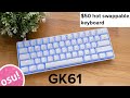Cheapest Hot-Swappable Mechanical Keyboard! [GK61 Gateron Optical]