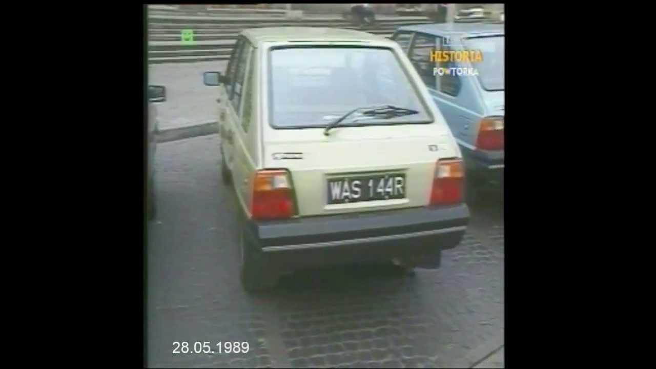 PRL 1989 Wars3. nowy samochód z Polski