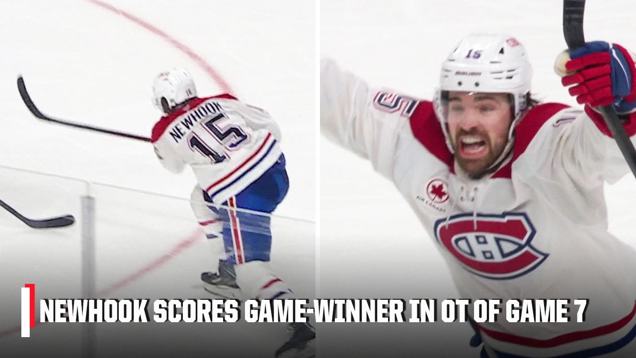 ALEX NEWHOOK SCORES OT GAME-WINNER š Canadiens take down Sabres in Game 7 | NHL on ESPN