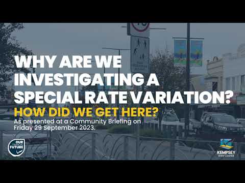 Why is Council investigating a Special Rate Variation?