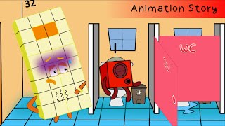 Animation Story Oh No Numberblocks 32 Needs To Go Restroom