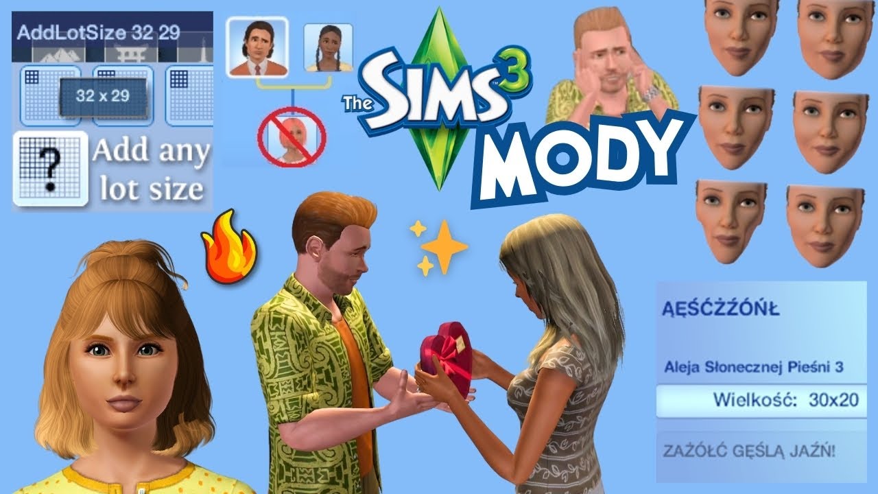 MODY do Sims 3: Ładniejsza gra, brak Budyniów, nowe interakcje, utrudnienia i wiele innych!