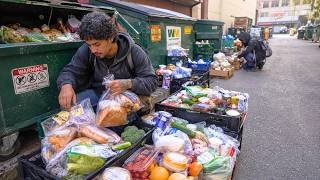 How HOMELESS People Eat & Survive Digging Through Trash With No Money or Shame