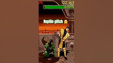 Reptile flexes his muscle!  #mortalkombat2 #mortalkombatgaming #reptile #scorpion #gaming #mk2
