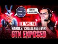 Hardest free fire challenge ever better than smooth444 limited wall only ump 1v4nonstopgaming