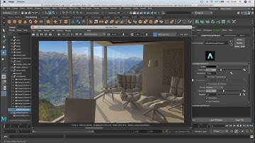Interior Lighting/Rendering Part 1 (Maya 2020 + Arnold)